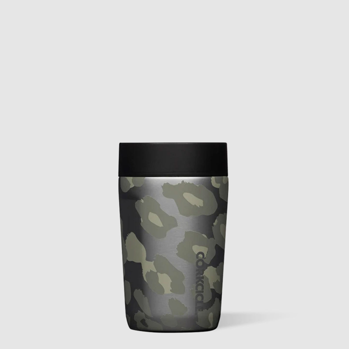 Corkcicle Commuter Cup 9oz Insulated No Spill Travel Mug Snow Leopard (Open Box)