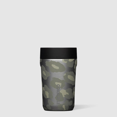 Corkcicle Commuter Cup 9oz Insulated No Spill Travel Mug Snow Leopard (Open Box)