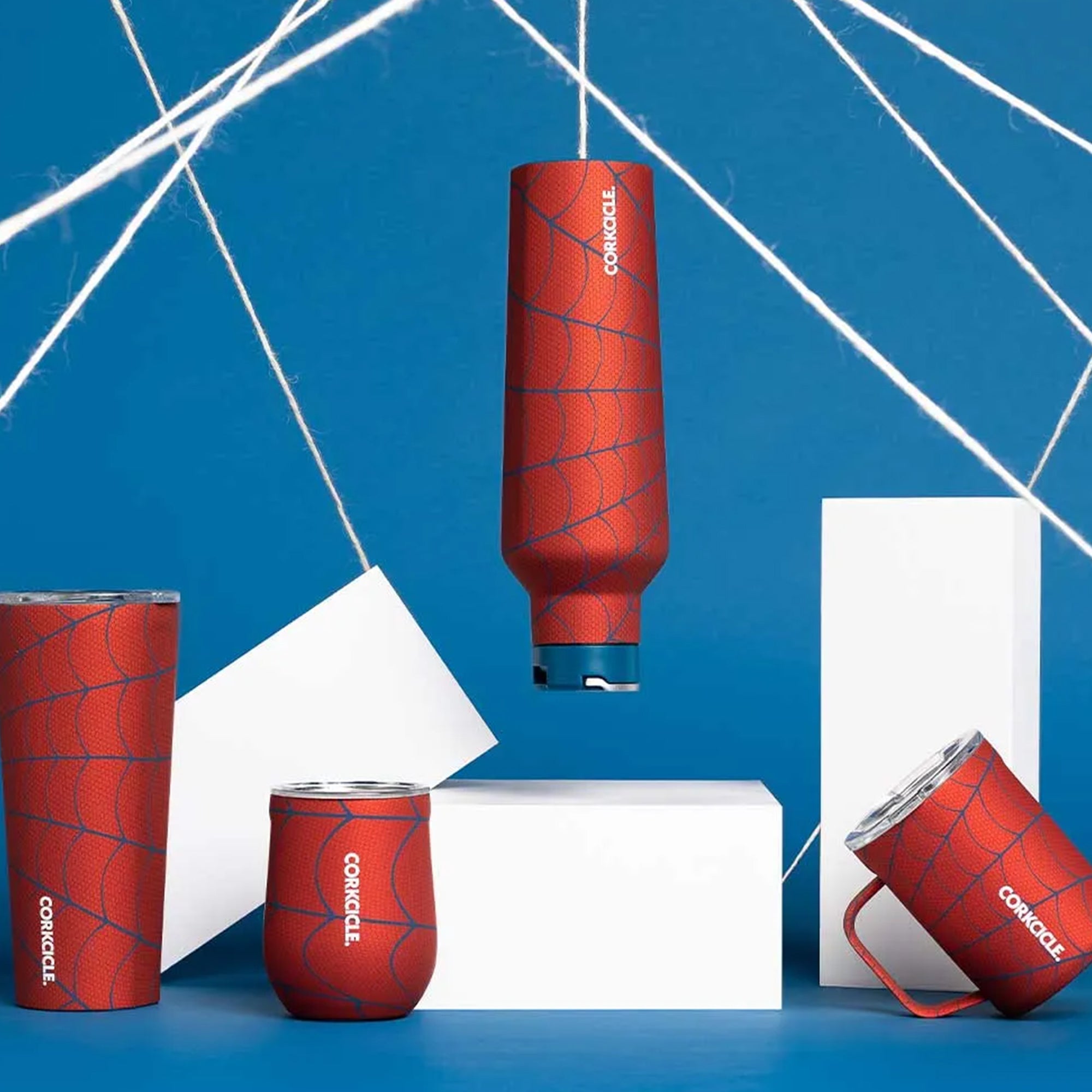 Corkcicle Marvel 16 Oz Triple Insulated Coffee Mug, Spider Man (Open Box)