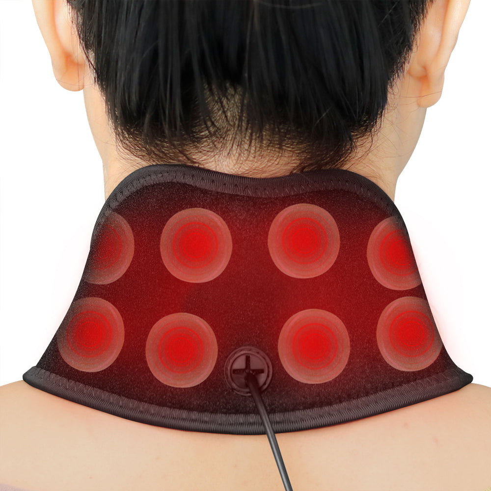 UTK Jade Stone Infrared Neck Heating Pad Wrap w/ Carry Bag, Auto Shutoff (Used) - VMInnovations