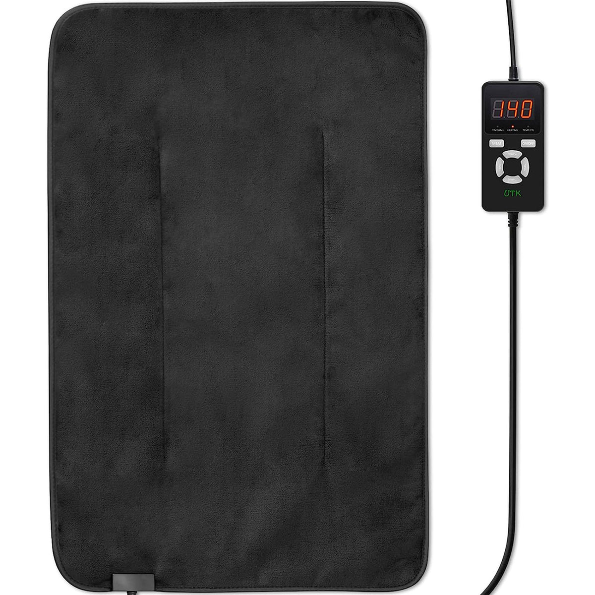 UTK 36 x 24 Inch Far Infrared Heating Pad for Pain Relief with Smart Controller - VMInnovations