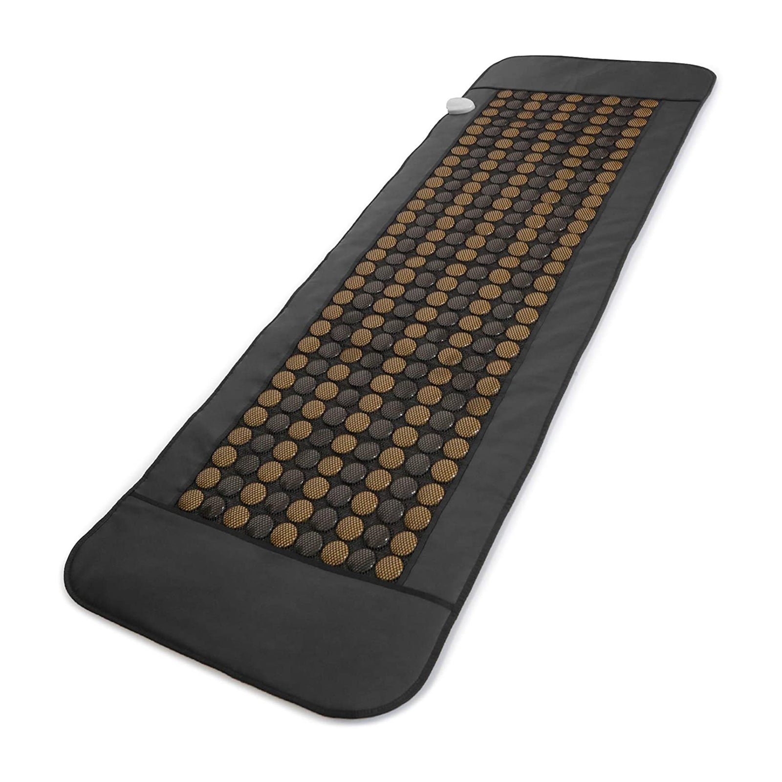 UTK 24 x 70In Tourmaline Stone Infrared Pain Relief Heating Mat, Black (Used) - VMInnovations