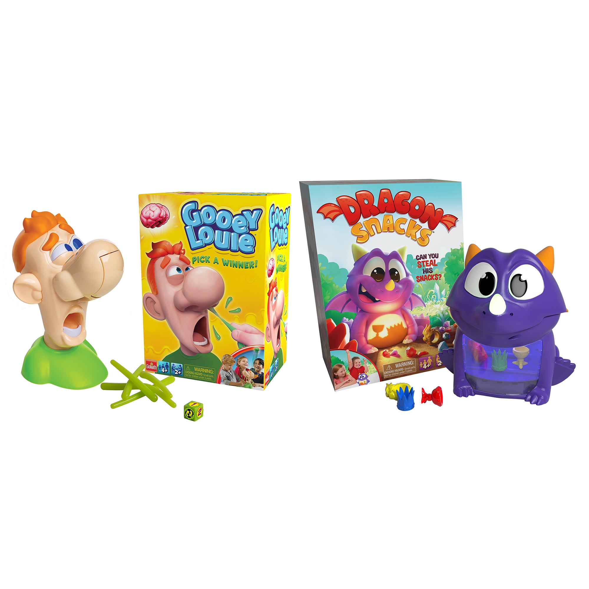 Goliath Gooey Louie Booger Game with Dragon Snacks Memory Game for Ages 4 and Up