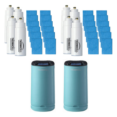 Thermacell 48-Hour Shield Refill Packs and 2 Shield Mosquito Insect Repellers