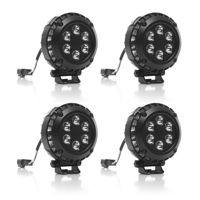KC HiLiTES 300 4 Inch Round LZR LED Light Spot Driving Accessory System (4 Pack)