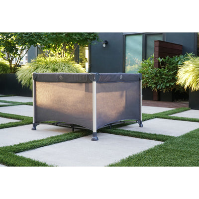 Venice Child Daydreamer Playpen Portable Bassinet & Beside Sleeper Playard, Gray - VMInnovations