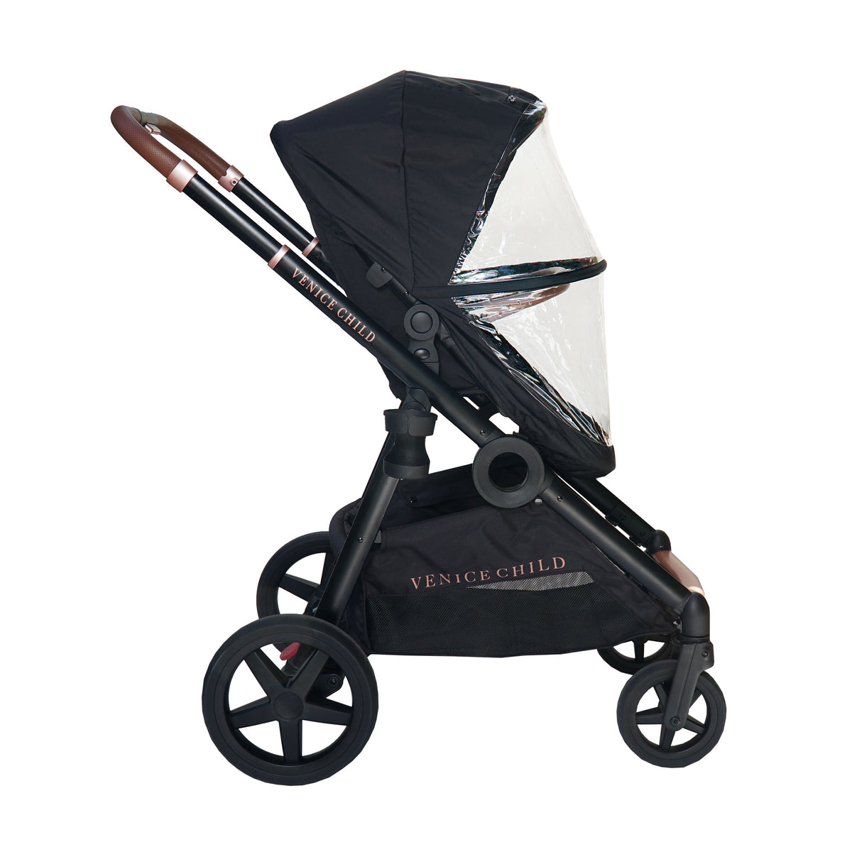 Venice Child Maverick Single to Double Folding Stroller w/Toddler Seat, Eclipse - VMInnovations