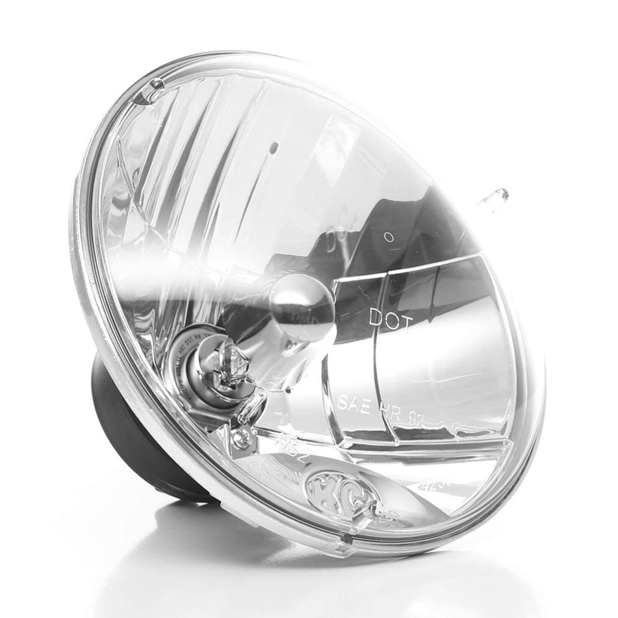 KC HiLiTES 42301 7 Inch Round H4 Dot High/Low Beam Vehicle Headlights (8 Pack)