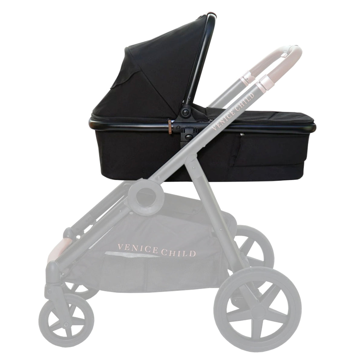 Venice Child Stand Alone Bassinet for Maverick Stroller (Not Included), Eclipse - VMInnovations