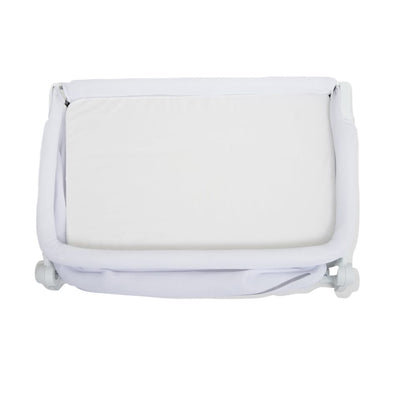 Venice Child Sunset Dreaming Portable Lockable Bedside Bassinet Crib, White