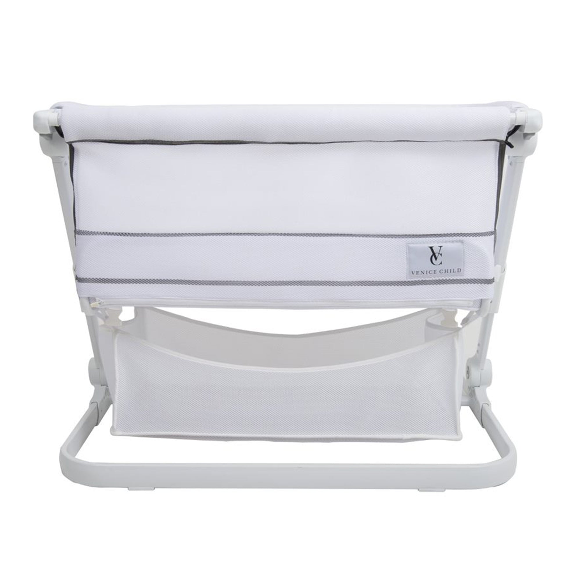 Venice Child Sunset Dreaming Portable Lockable Bedside Bassinet Crib, White
