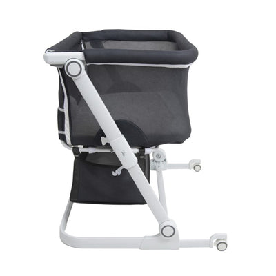 Venice Child Sunset Dreaming Portable Bedside Co Sleeper Bassinet Crib, Gray - VMInnovations
