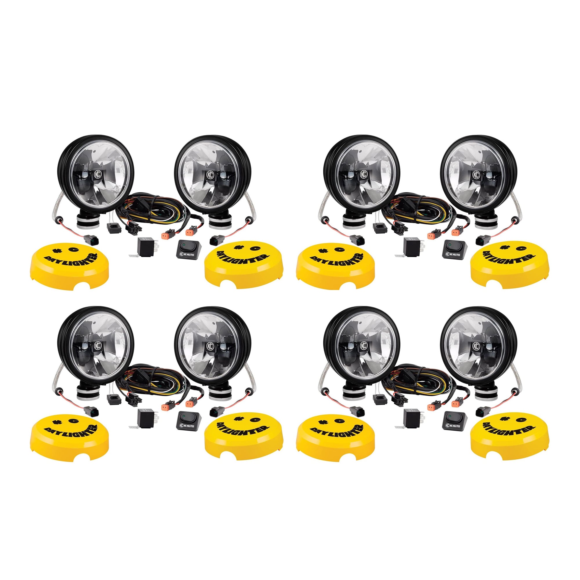 KC HiLiTES 653 Universal 6 In Gravity LED G6 Daylighter Vehicle Lights (8 Pack) - VMInnovations