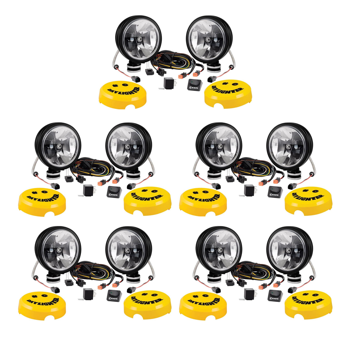 KC HiLiTES 653 Universal 6 In Gravity LED G6 Daylighter Vehicle Lights (10 Pack)