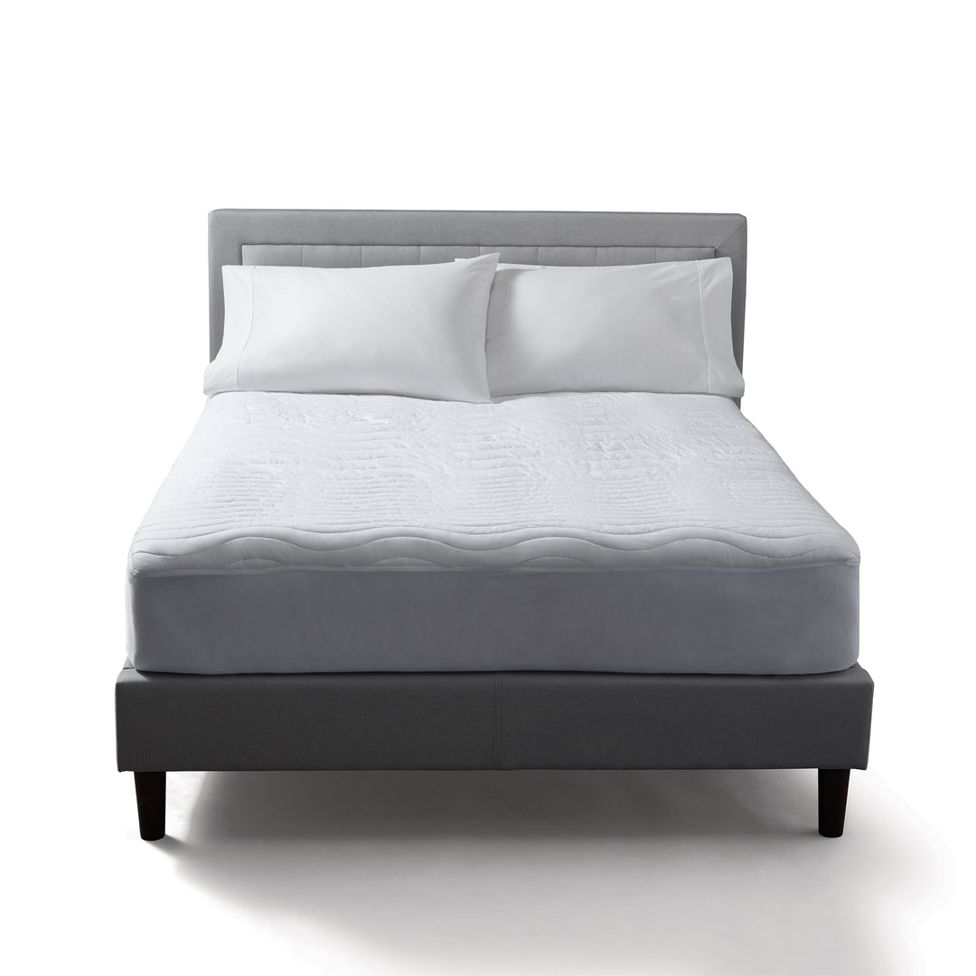 Sunbeam Full Size Polyester Heated Mattress Pad with 10 Heat Settings (Open Box) - VMInnovations