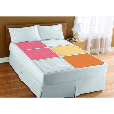 Sunbeam Queen Size Polyester Heated Mattress Pad, White (For Parts)