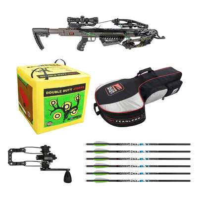 Killer Instinct 405 Crossbow Package w/ Target, Case, 6pk 20" Bolts, & Cocker