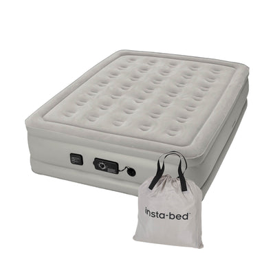 Insta-Bed Queen Air Bed, 6 Piece Queen Bedding, and Wenzel Klondike Camping Tent