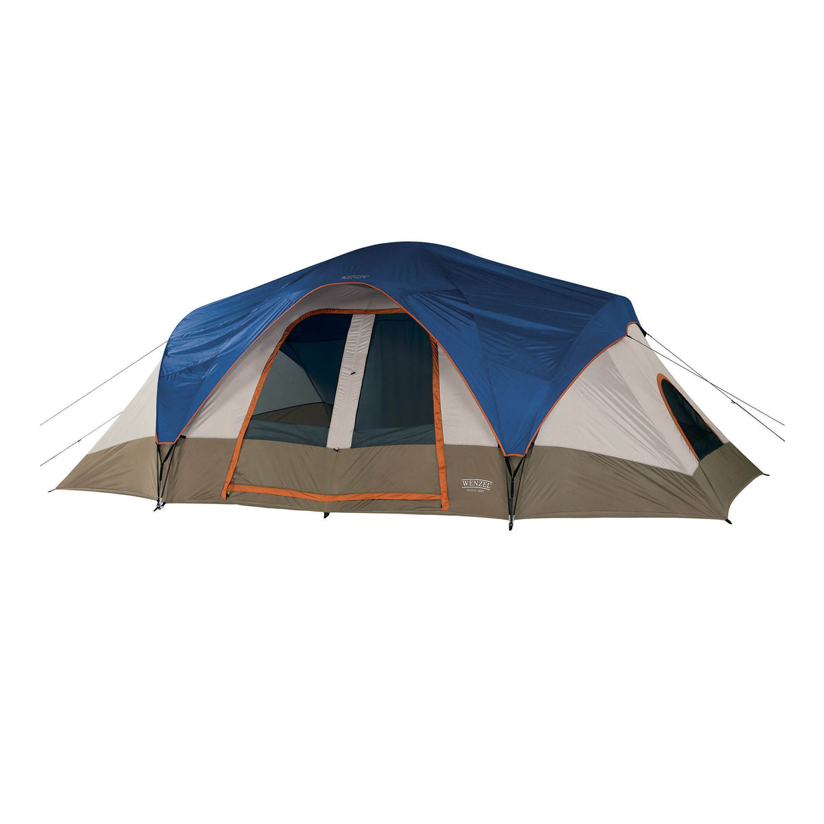 Insta-Bed Queen Air Bed, 6 Piece Queen Bedding, and Wenzel 9 Person Camping Tent