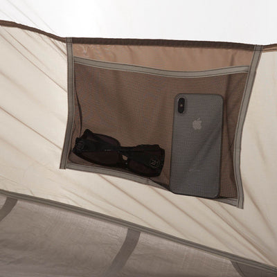 Insta-Bed Queen Air Bed, 6 Piece Queen Bedding, and Wenzel Klondike Camping Tent