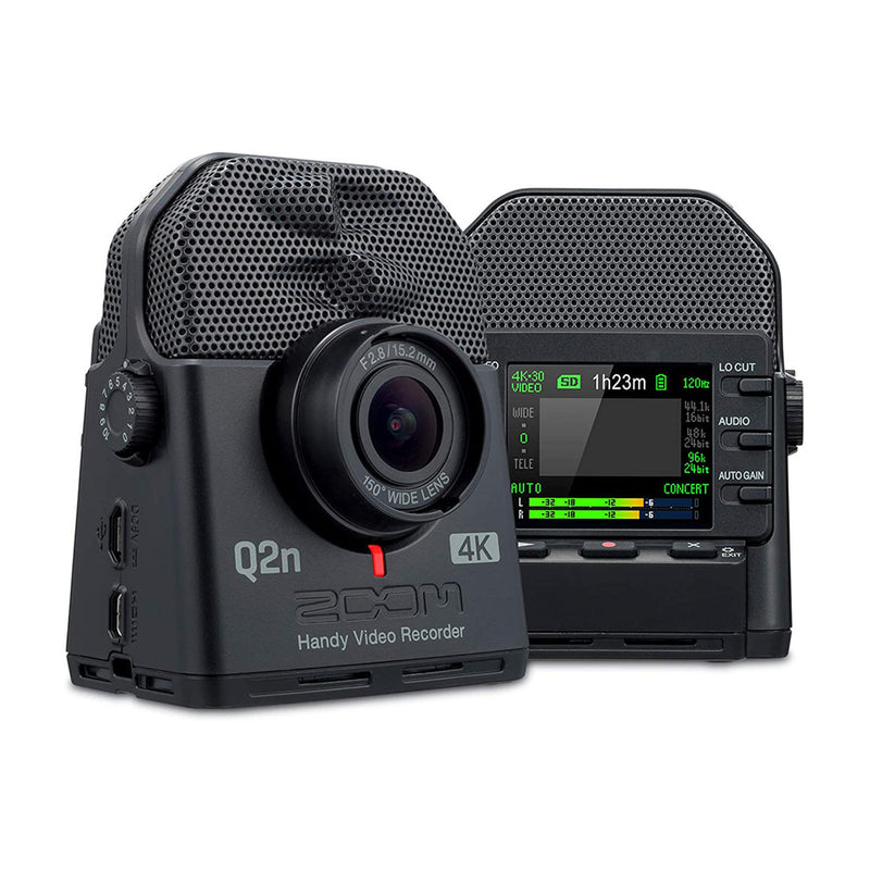 Zoom Q2N-4K Camera Recorder & ZH1N Digital Audio Recorder w/ Built in Microphone