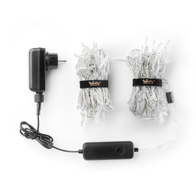 Twinkly Icicle App-Controlled Smart LED Christmas Lights 190 Amber/White (2Pack)