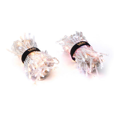 Twinkly Icicle App-Controlled Smart LED Christmas Lights 190 Amber/White (2Pack)
