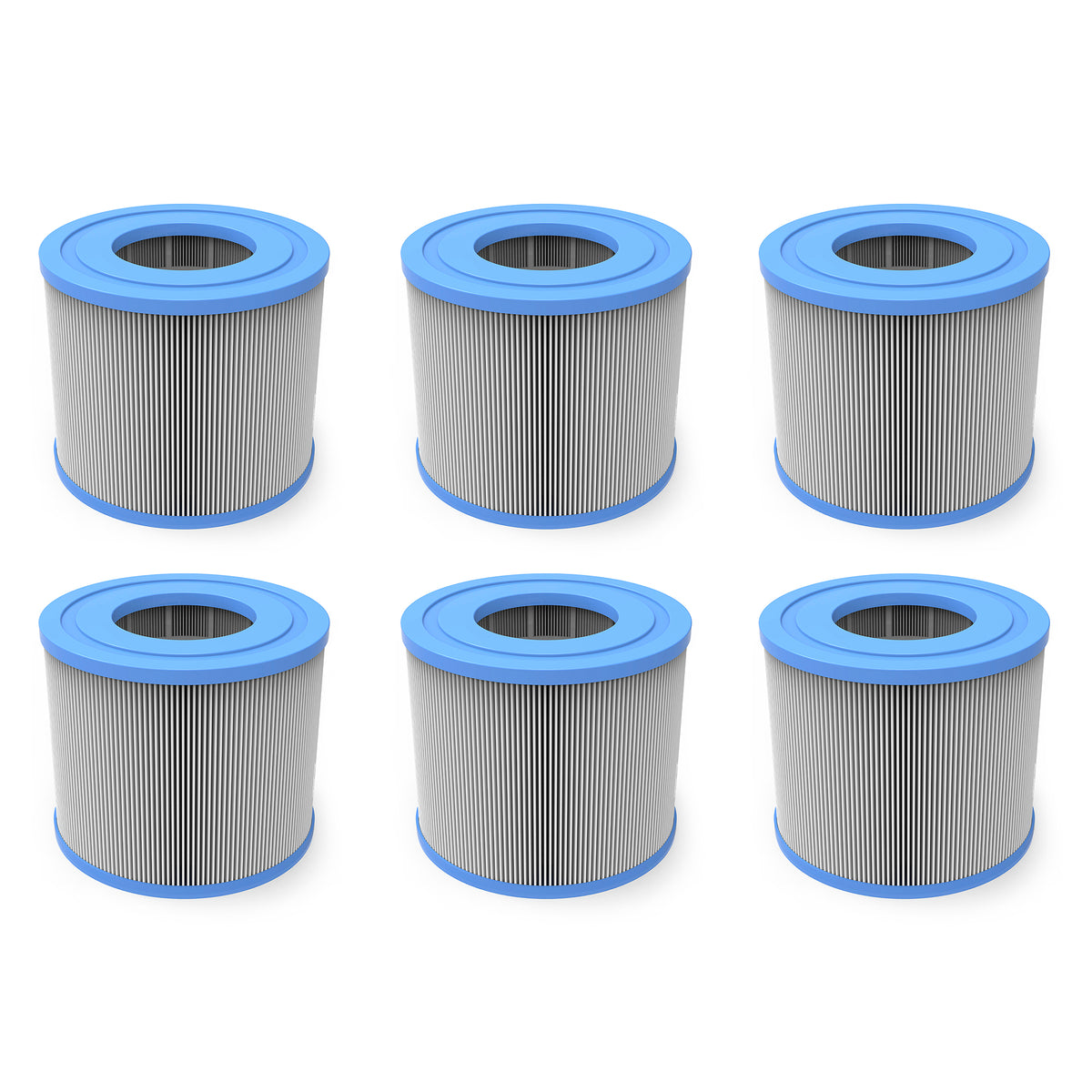 Avenli Professional Home SPA High Flow Water Filter Replacement Cartridge (6 Pk)