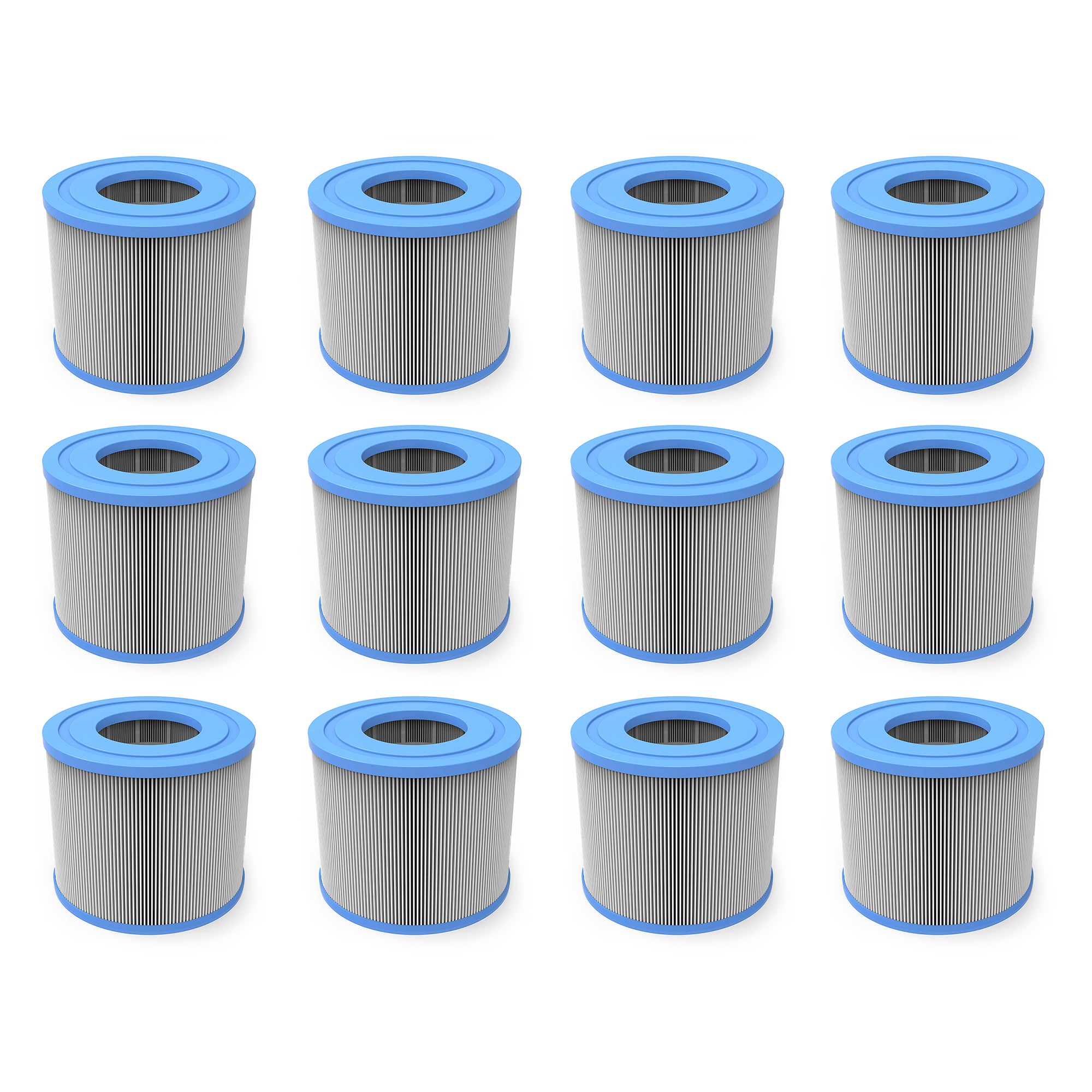 Avenli Professional Home SPA High Flow Water Filter Replacement Cartridge, 12 Pk