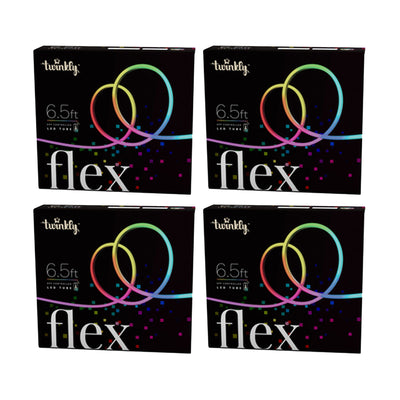 Twinkly Flex App-Controlled Flexible Light Tube RGB 16 Mil Colors 6.5' (4 Pack) - VMInnovations
