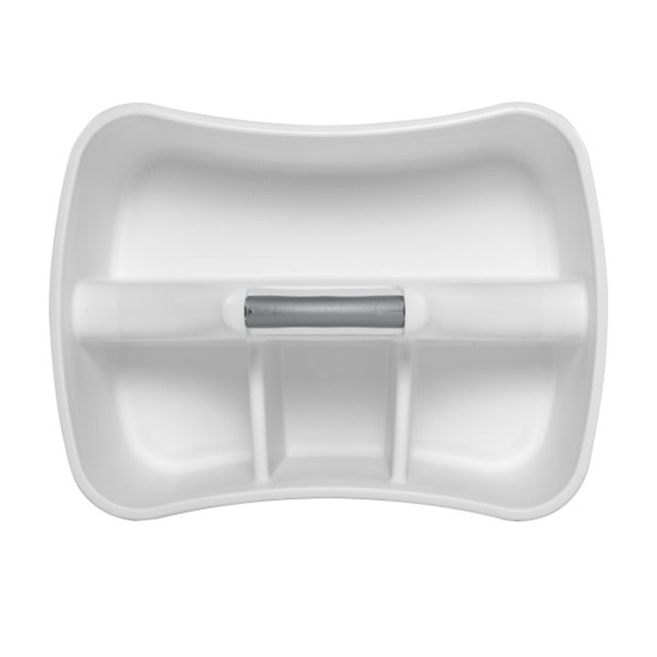 Sterilite Divided Storage Ultra Caddy Portable Storage Organizers, White, 6 Pack