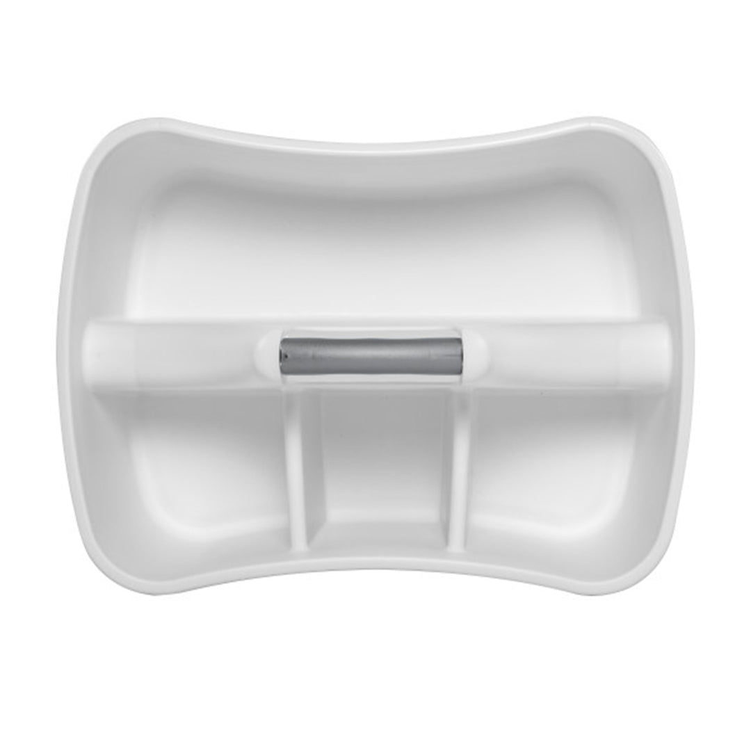 Sterilite Divided Storage Ultra Caddy Portable Storage Organizers, White, 6 Pack