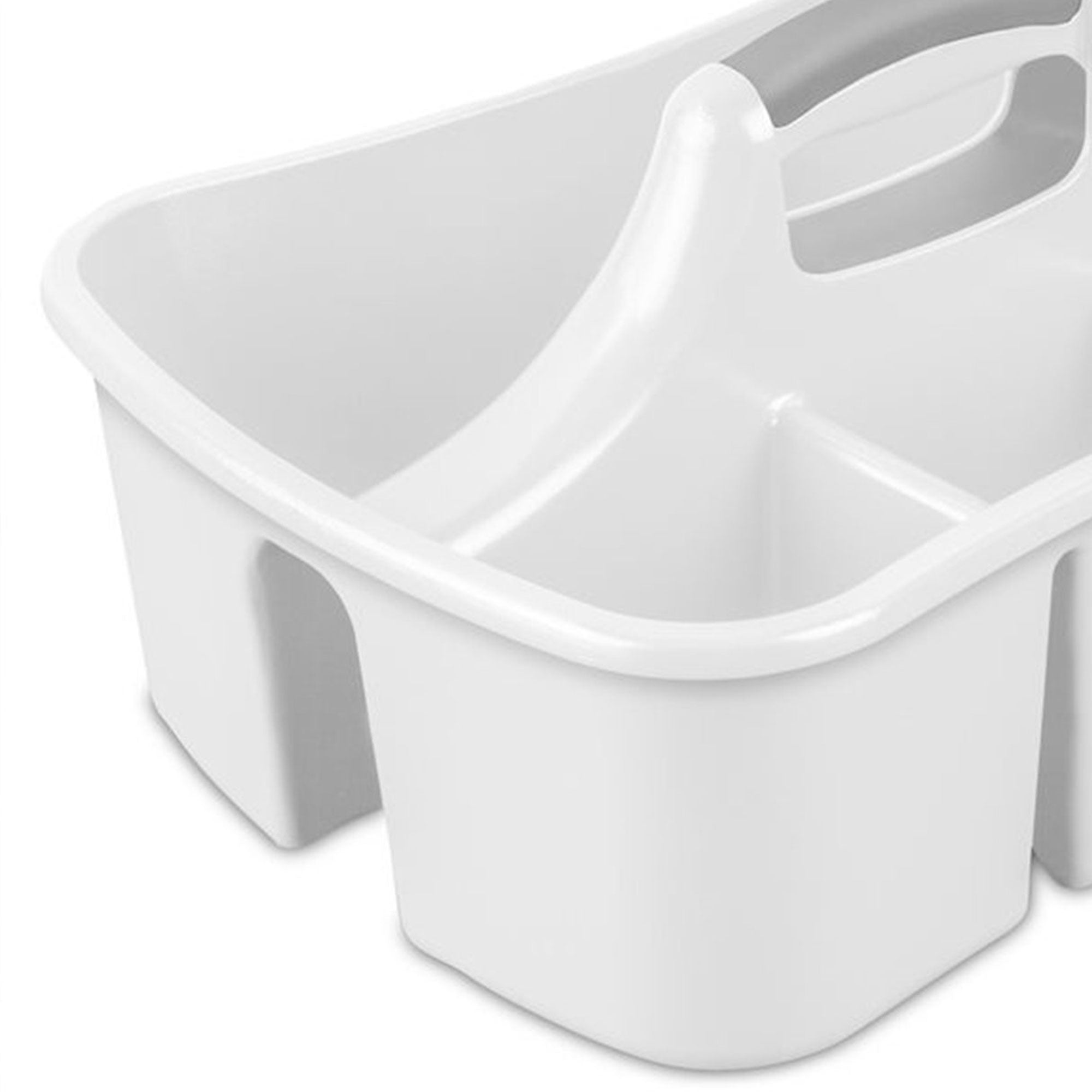 Sterilite Divided Storage Ultra Caddy with 4 Compartments and Handles (24 Pack)