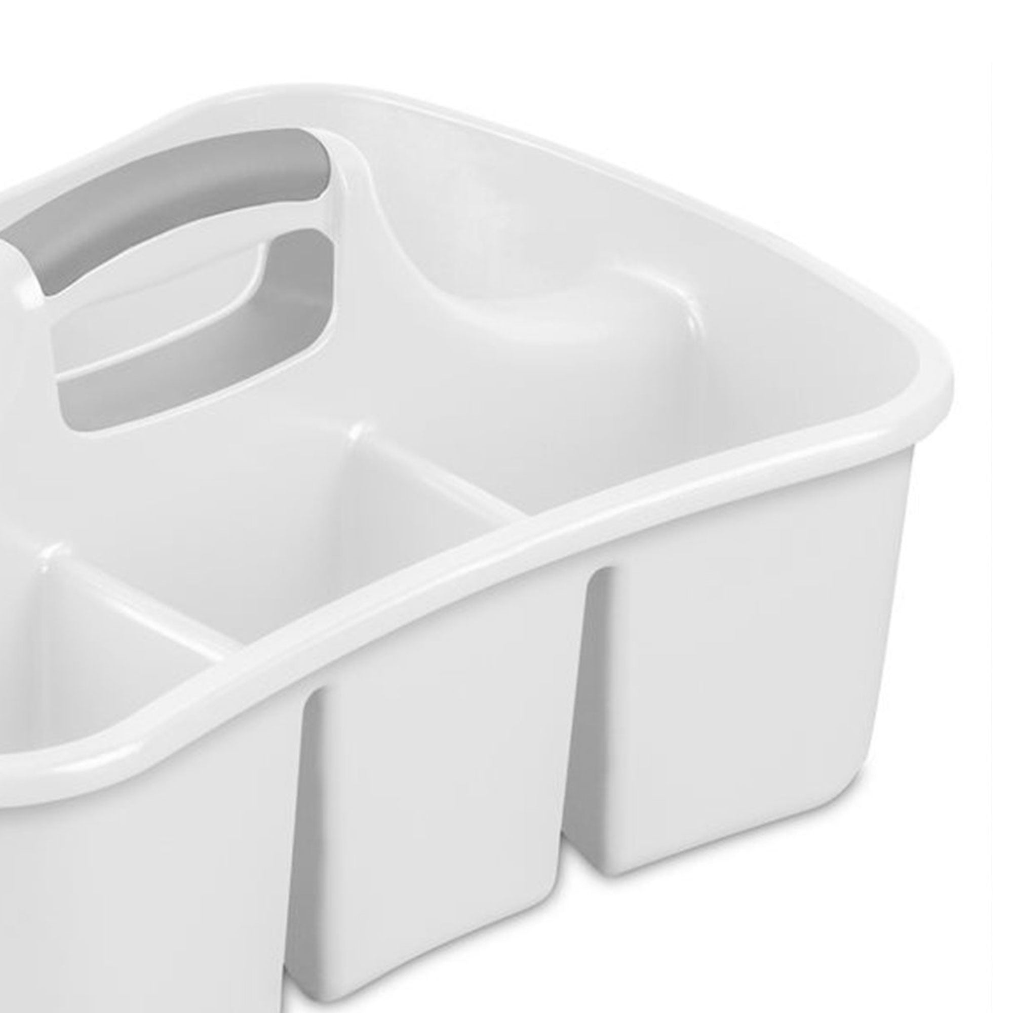 Sterilite Divided Storage Ultra Caddy with 4 Compartments and Handles (24 Pack)