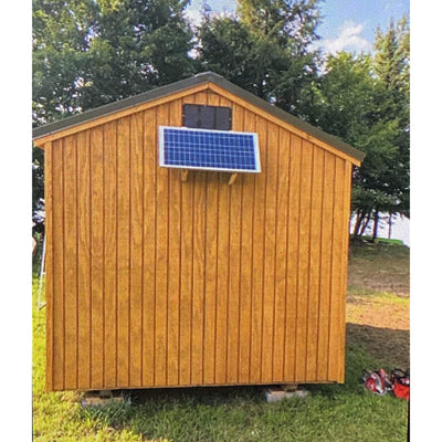 Amtrak Solar 50 Watt Power Moisture Blocking Solar Attic Fan for House or Garage