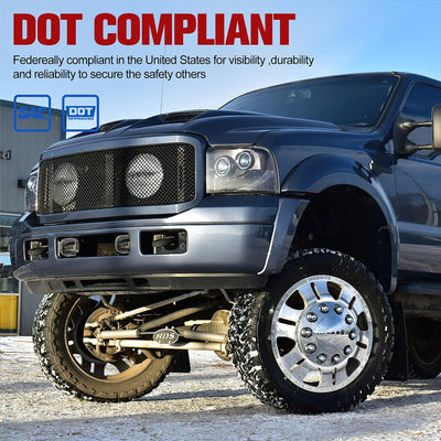 Fieryred LED Fog Light, Compatible w/ F250 & F350, Front Placement, (Open Box)