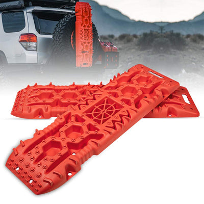 Fieryred Traction Boards Recovery Ladder w/ Jack Lift Base & Shovel (Open Box)