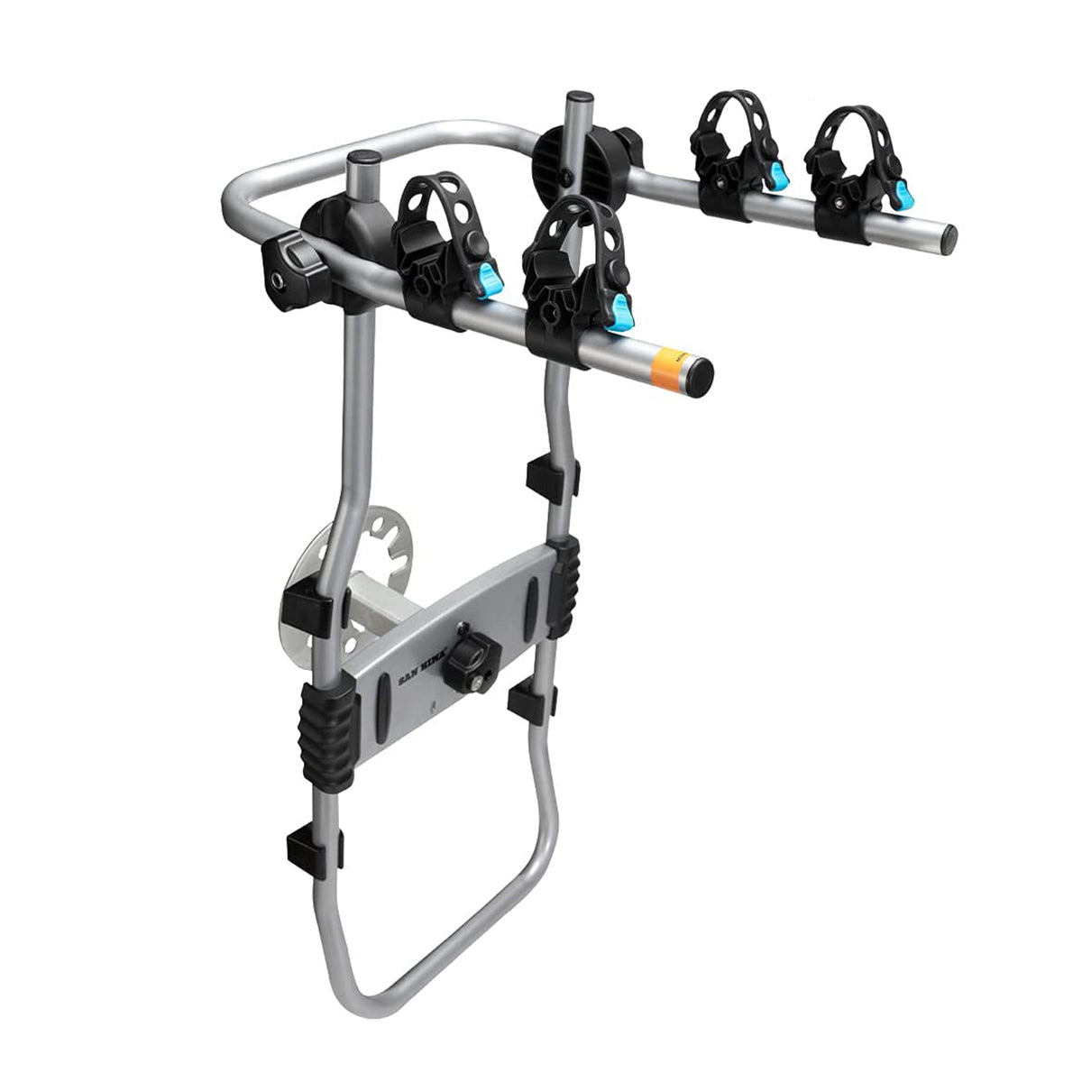 Fieryred 2 Bike Adjustable Bolt On Spare Tire Rack w/ 75 Lb Capacity (For Parts)