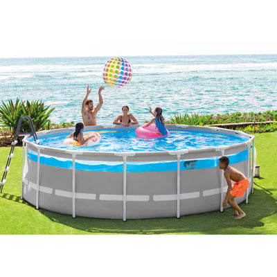 Intex 26729EH 16ft x 48in Prism Above Ground Swimming Pool Set w/ Chlorine Tabs