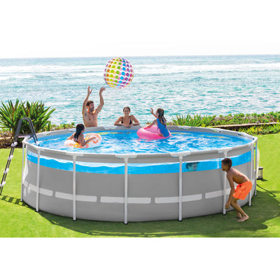 Intex 26729EH 16ft x 48in Prism Above Ground Swimming Pool Set w/ Chlorine Tabs
