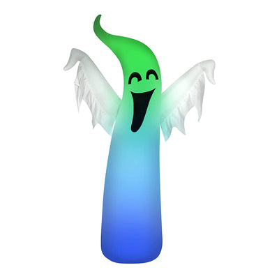 Occasions 5 Foot Pre Lit LED Inflatable Color Changing Ghost Yard Decoration