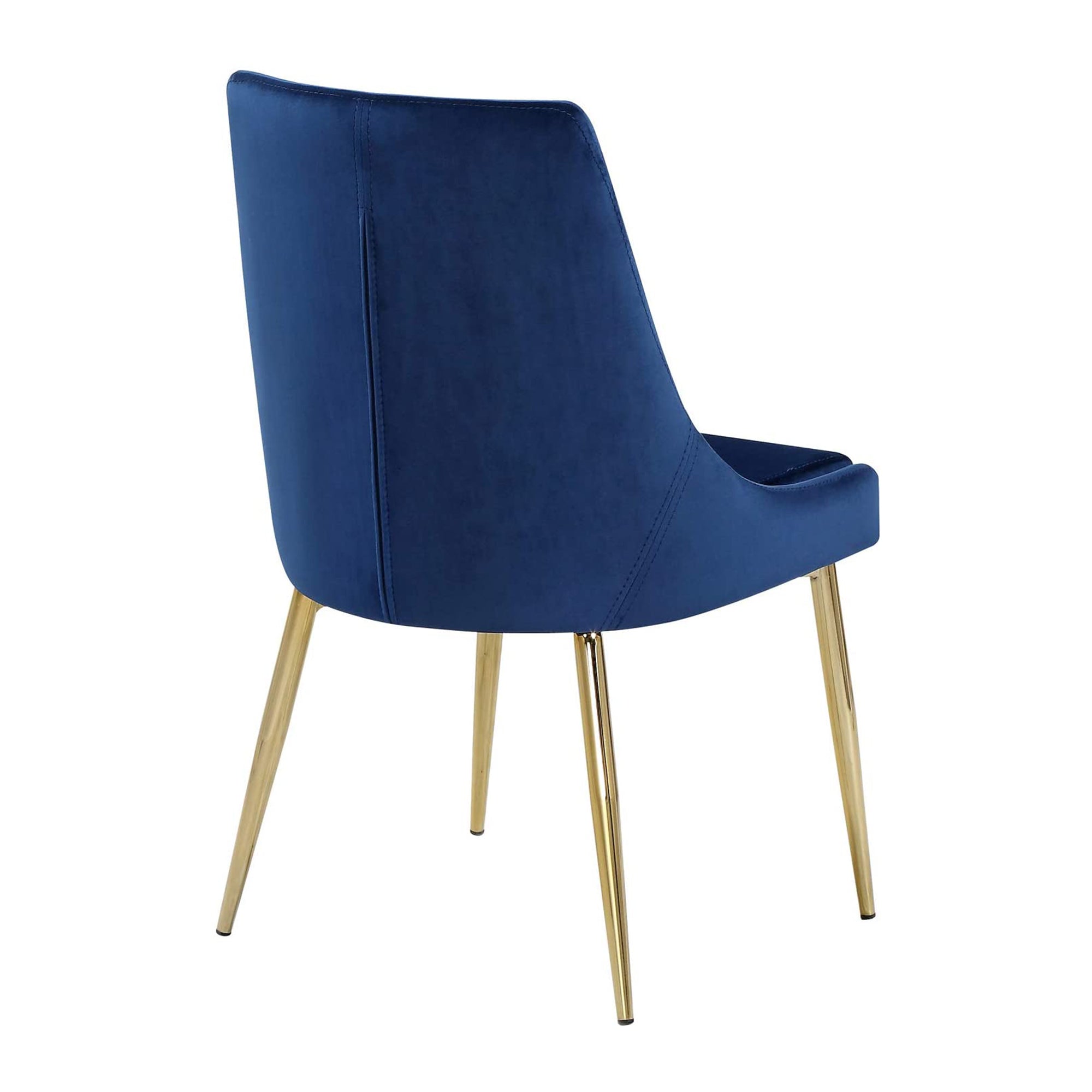 Meridian Furniture Karina Contemporary Velvet Dining Chairs (Set of 2) (Used) - VMInnovations
