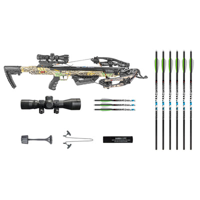 Killer Instinct Burner 415 Hunting Crossbow  & 6 Pack 20" Carbon Crossbow Bolts