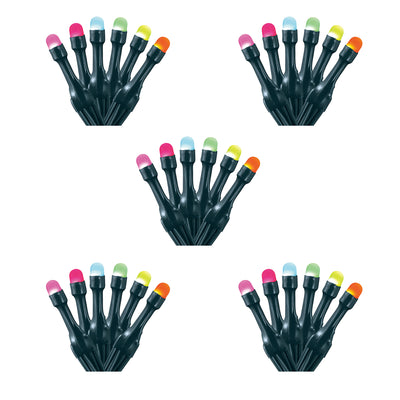 Home Heritage 7' Garland Style Holiday Lights, App Control, 40 RGB LEDs (5 Pack)