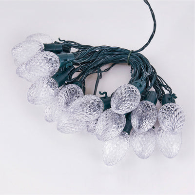 Lumations Twinkly App Control C12 Faceted Lights, 20 Bulbs, Multi Color (5 Pack)