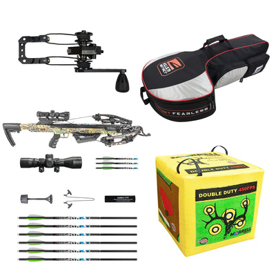 Killer Instinct 415 Crossbow Package w/ Target, Case, 6pk 20" Bolts, & Cocker