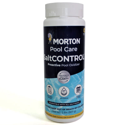 Morton Pool Care SaltCONTROL Proactive Saltwater Pool Oxidizer, 2 Pounds, 4 Pack