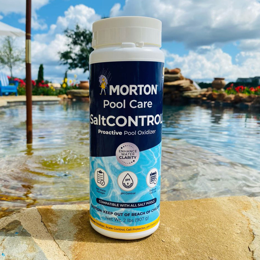 Morton Pool Care SaltCONTROL Proactive Saltwater Pool Oxidizer, 2 Pounds, 4 Pack - VMInnovations