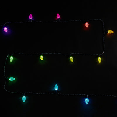 Home Heritage 15.8 Holiday Lights, Faceted, App Controlled, 20 RGB LEDs, 3 Pack