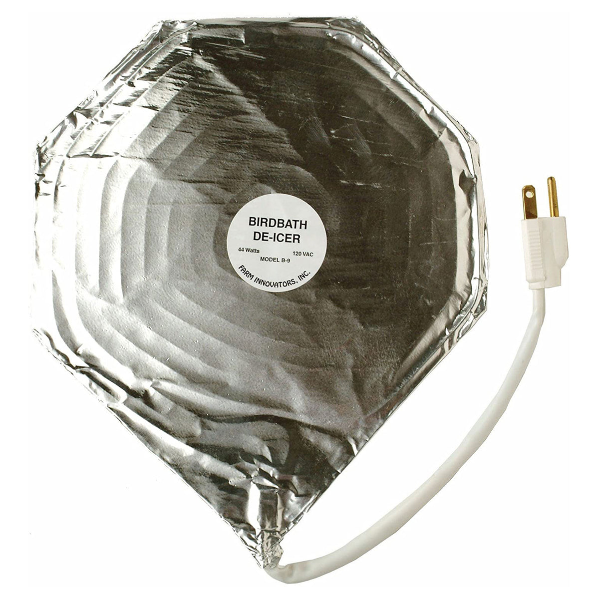 Farm Innovators 44W Economical Submersible Heated Shallow Bird Bath DeIcer, 4 Pk